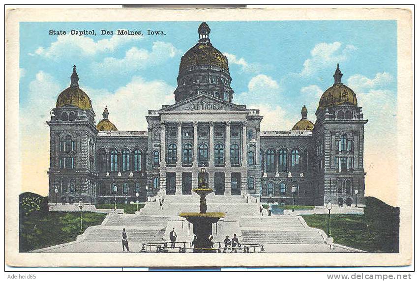 State Capitol Des Moines Iowa Publ Enos Hunt - Other & Unclassified