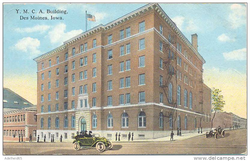 Y.M.C.A. Building Des Moines Iowa Publ Enos Hunt - Other & Unclassified