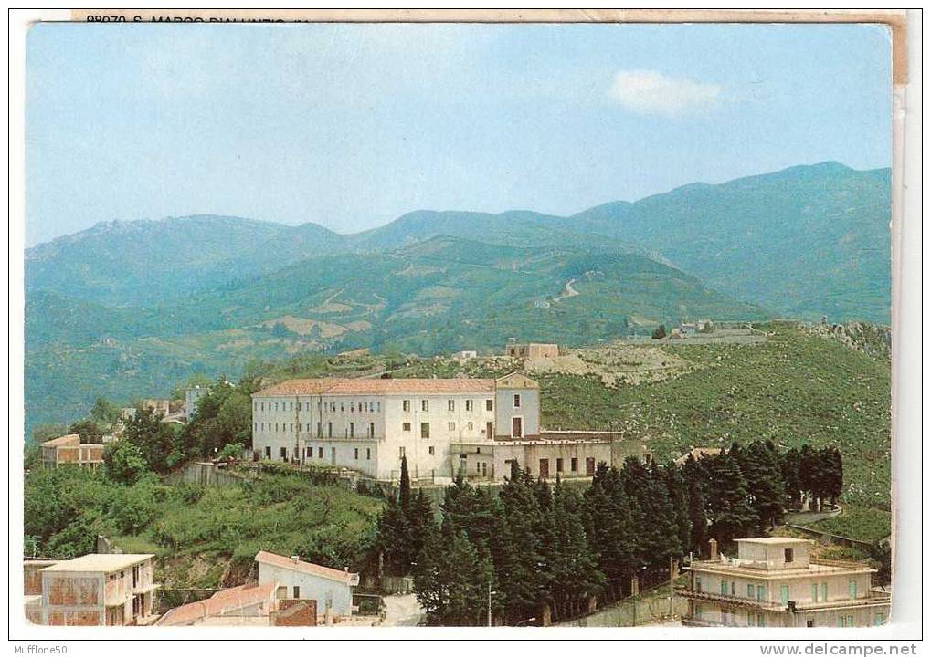 Italia 1990. Cartolina Di  SAN MARCO D´ALUNZIO - Villa Pacis Frati Cappuccini. - Acireale