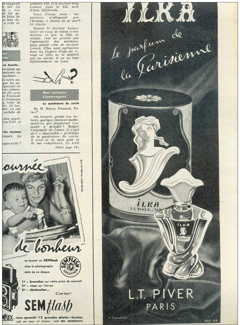 PUB 222  PUBLICITE PROVENANT D´UN MAGAZINE ILKA DE PIVIER - Autres & Non Classés