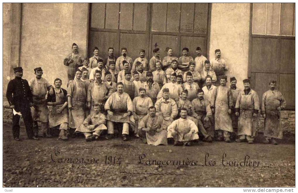 LE MANS - LANGEVINIERE  LES BOUCHERS - ABATTOIRS - WW1 - SUPERBE CARTE PHOTO DE MAIRE - Le Mans