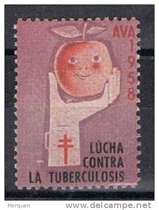 Viñeta AVA 1958. Pro Tuberculosos - Bienfaisance