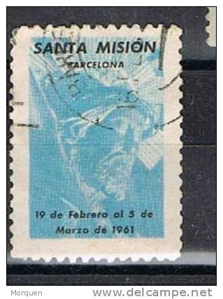 Viñeta Barcelona. Santa Mision 1961 º - Fiscale Zegels