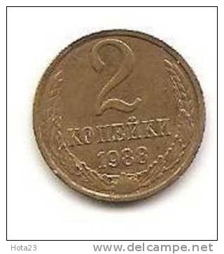 Rusland Russia 2 Kopeek 1988 Year  EX USSR  RUSLAND COIN - Russland