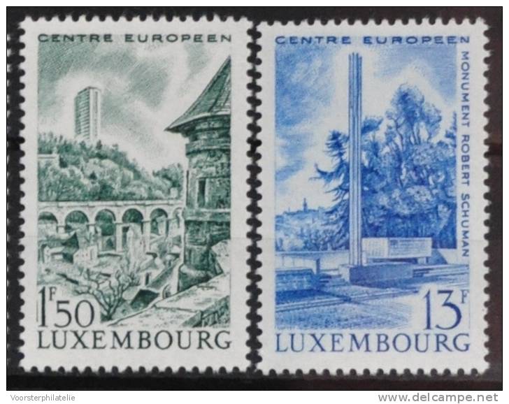 EUROPE CEPT EUROPA LUXEMBURG LUXEMBOURG 1966 MICHEL 738-39 MNH ** - 1966