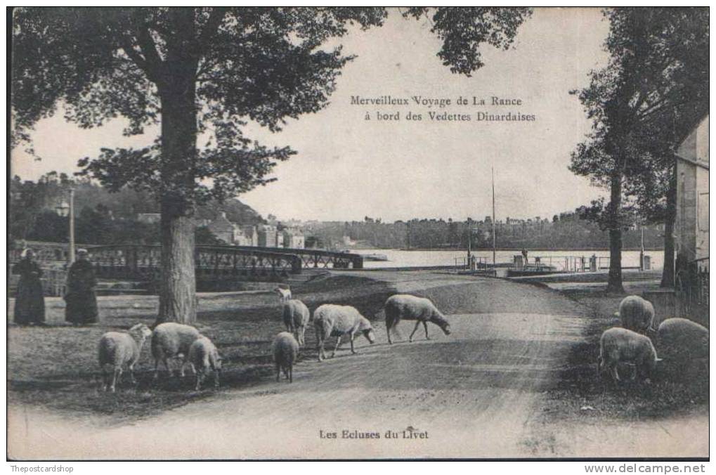 CPA 35 ILLE ET VILAINE FRANCE LES ECLUSES DU LIVET - Merveilleux Voyage De La Rance A Bord Des Vedettes Dinardaises - Dinard