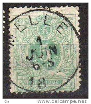 45  Obl  Melle (+100) - 1869-1888 Lion Couché (Liegender Löwe)