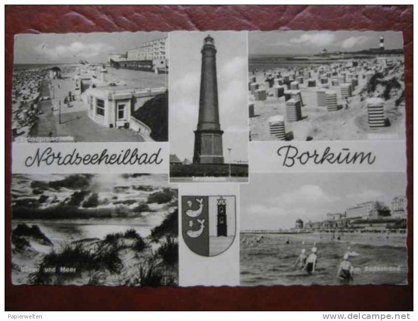 Borkum - Mehrbildkarte "Nordseeheilbad Borkum" - Borkum