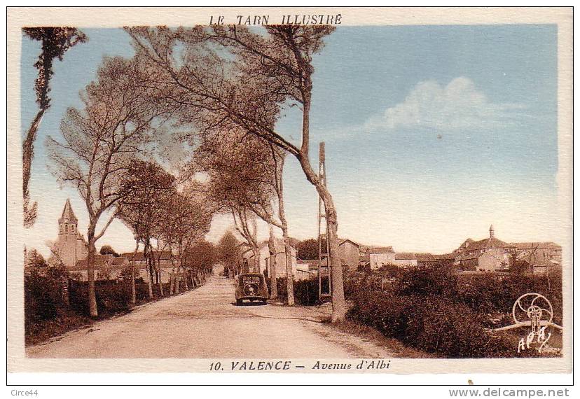 VALENCE.AVENUE D'ALBI. - Valence D'Albigeois