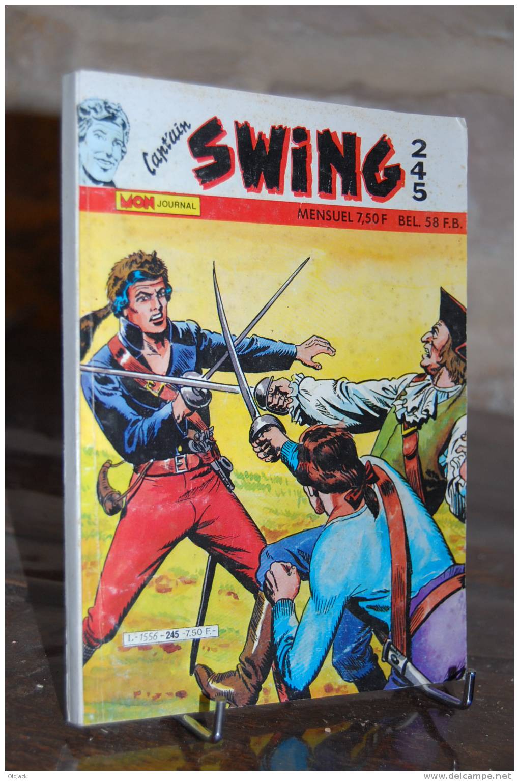 CAPTAIN SWING N°245 Aventures Et Voyages 1ère Série (platoC) - Captain Swing