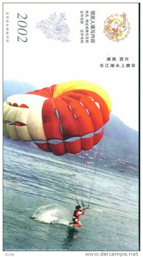 Parachuting ,  Prepaid Card , Postal Stationery - Paracadutismo