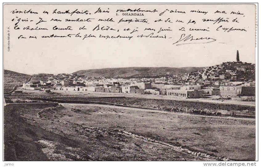 Algerie - Ghardaia 1908, Circule Oui - Ghardaia