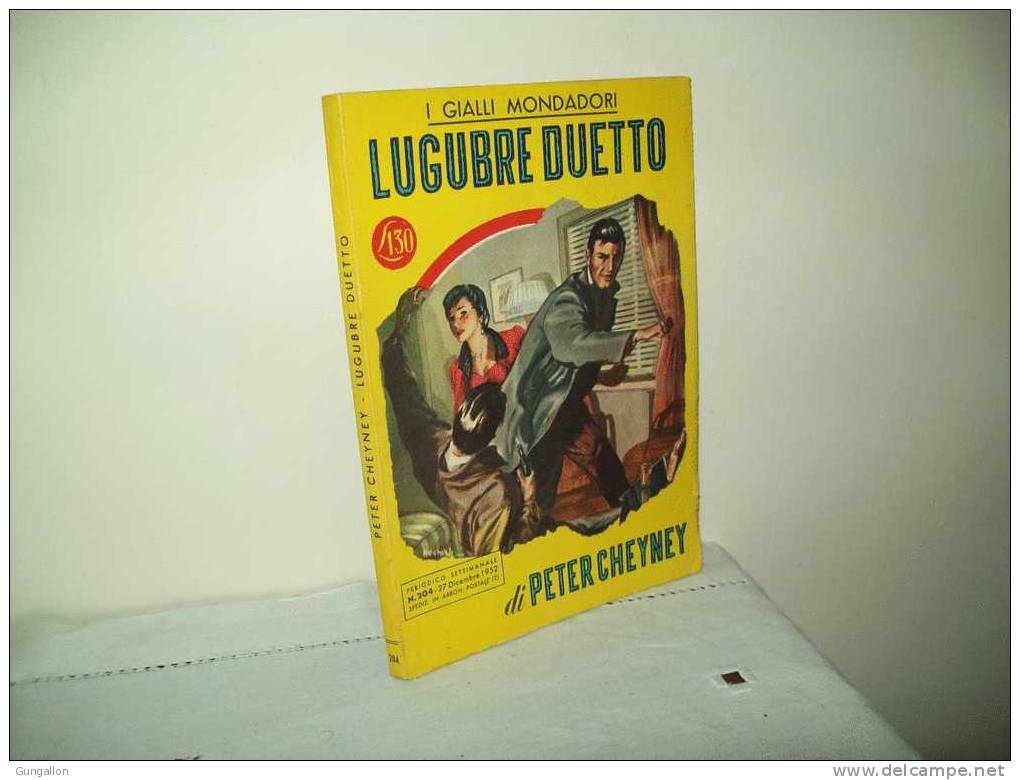 I Gialli Mondadori(Mondadori 1952) N. 204  "Lugubre Duetto" - Thrillers