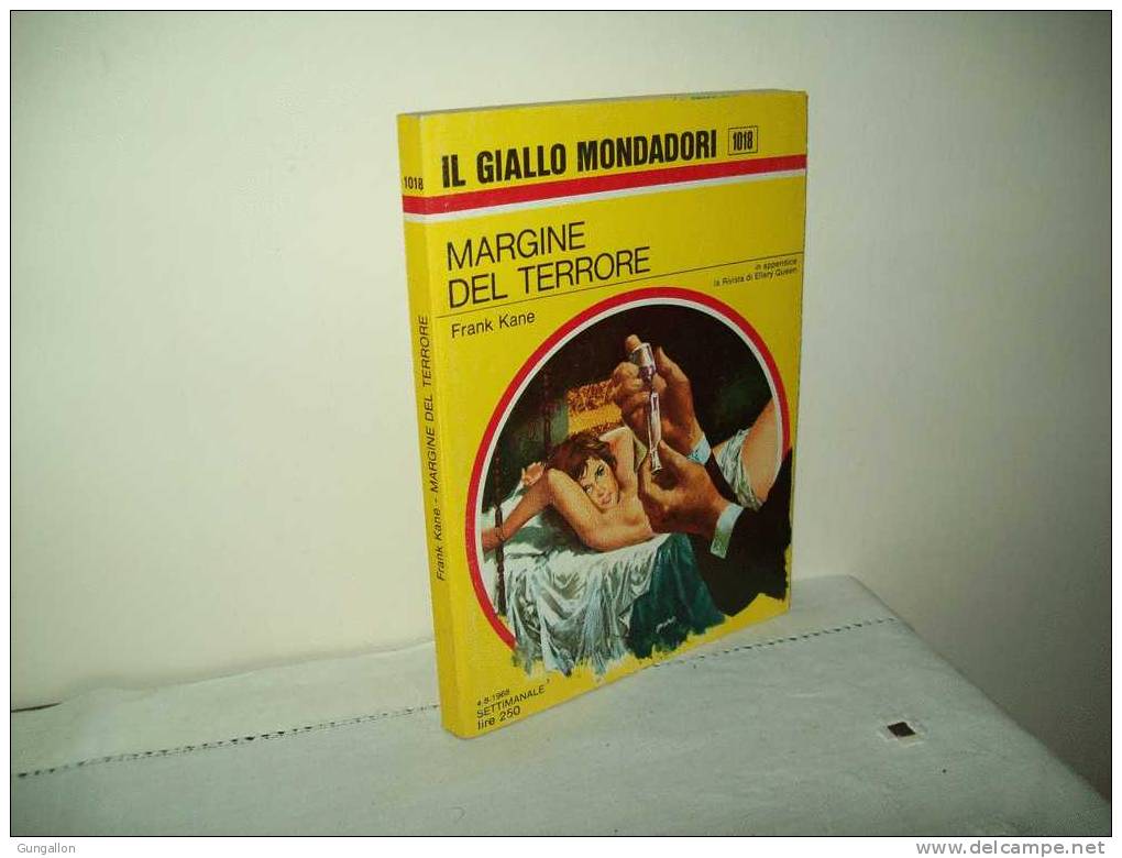 I Gialli Mondadori(Mondadori 1968) N. 1018  "Margine Di Terrore" - Policíacos Y Suspenso