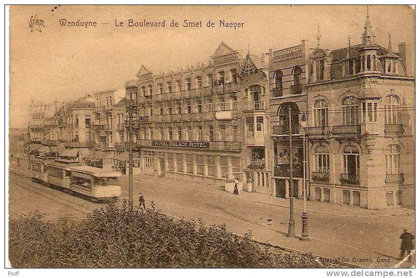 Wenduine / Wenduyne : Le Boulevard De Smet De Nayer ( Met Tram ) - Wenduine