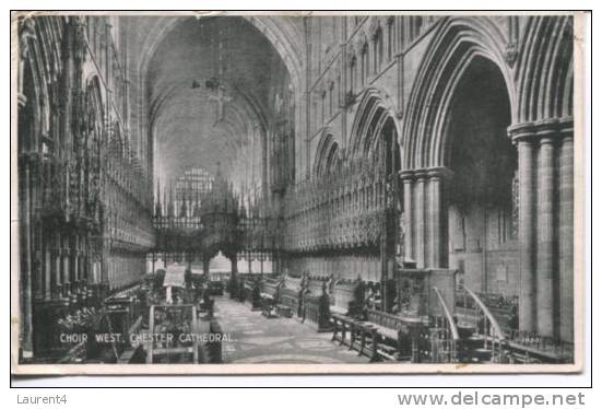 Old England Postcard - Carte Ancienne De Chester Cathedral - Chester