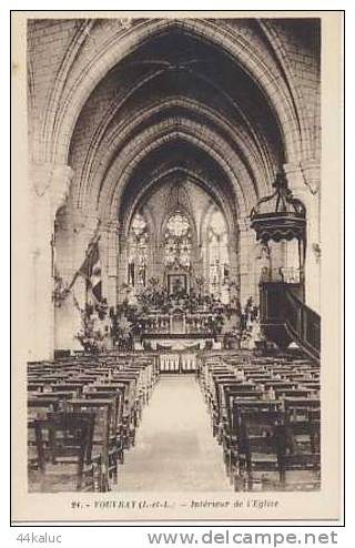 VOUVRAY  Intérieur De L'Eglise - Vouvray