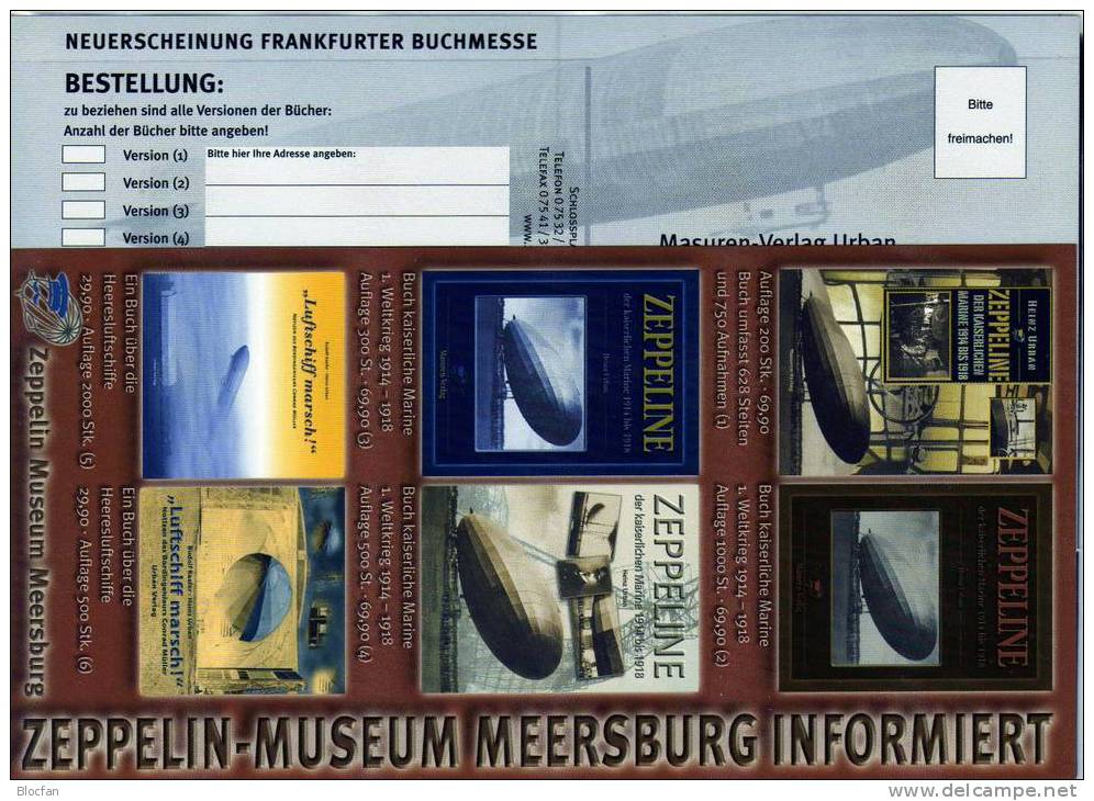 Zeppelin-Karte 3 + Luftschiffe Fleurus, N1 Norge, LZ127 Korea 1816/8+ Block 55 O 4€ - Zeppelins