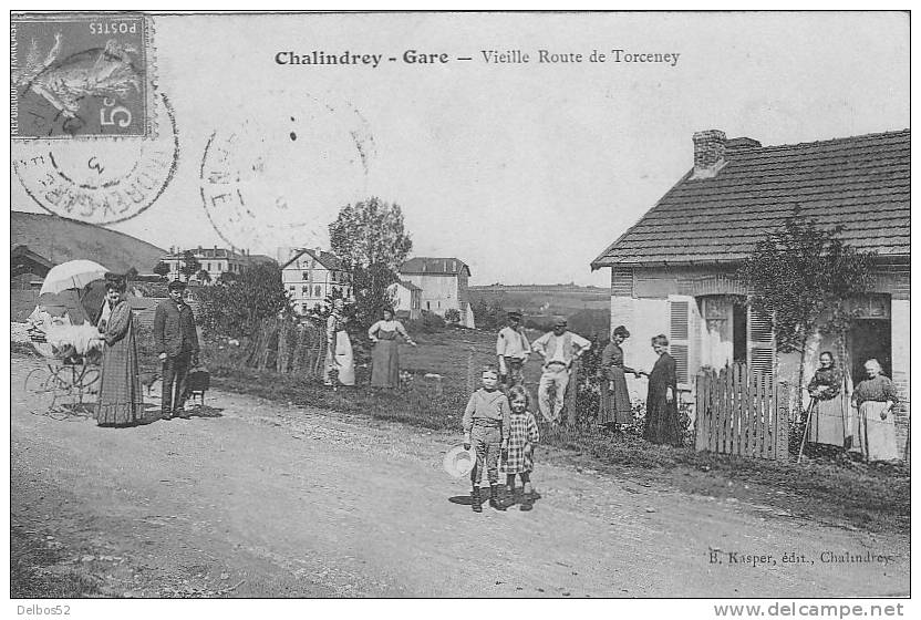 CHALINDREY - Gare - Vieille Route De Torceney - Chalindrey