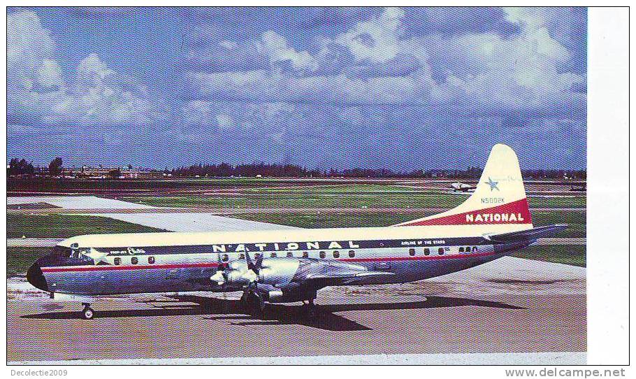 C107 Aviation Civile National Airlines Lockheed L 188  Not Used PPC - 1946-....: Moderne