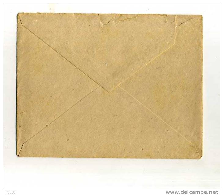 - FRANCE . AFFRANCHISSEMENT SIMPLE SUR ENVELOPPE DE 1942 (avec Courrier) - Briefe U. Dokumente