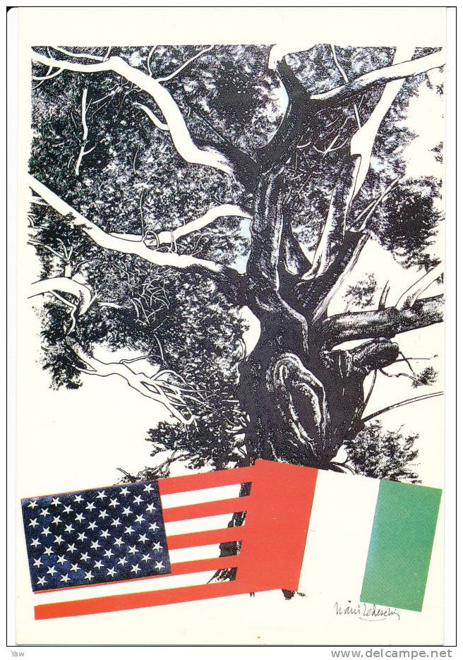 ITALIA 1988  FORUM INTERNAZ. PROVINCE ITALIANE E CONTEE U.S.A.. OPERA DI NANI TEDESCHI - Events