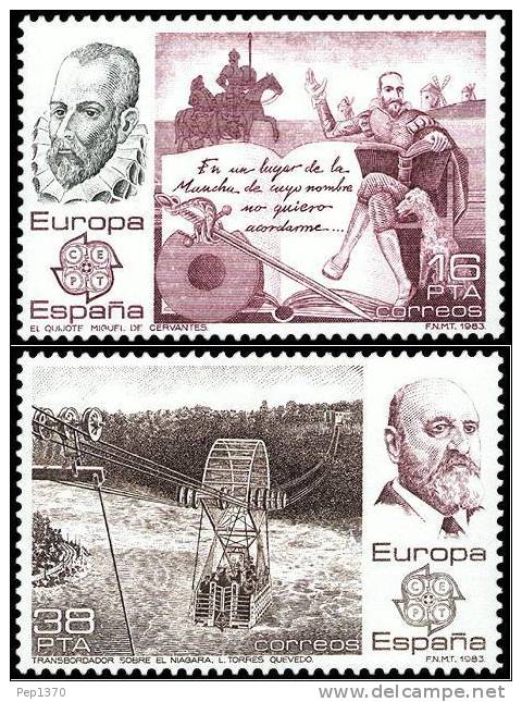 ESPAÑA 1983 - EUROPA CEPT - Edifil 2703-2704 - Yvert 2319-2320 - 1983