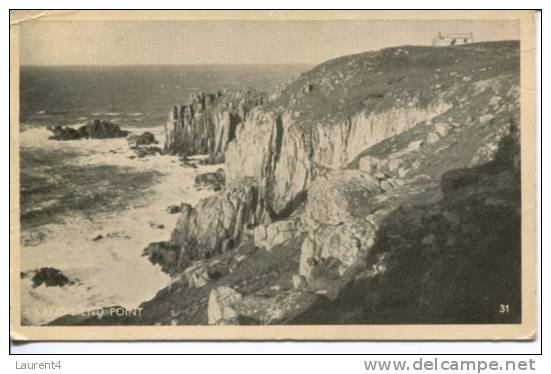 1 X Very Old England Postcard - Land´s End - Land's End