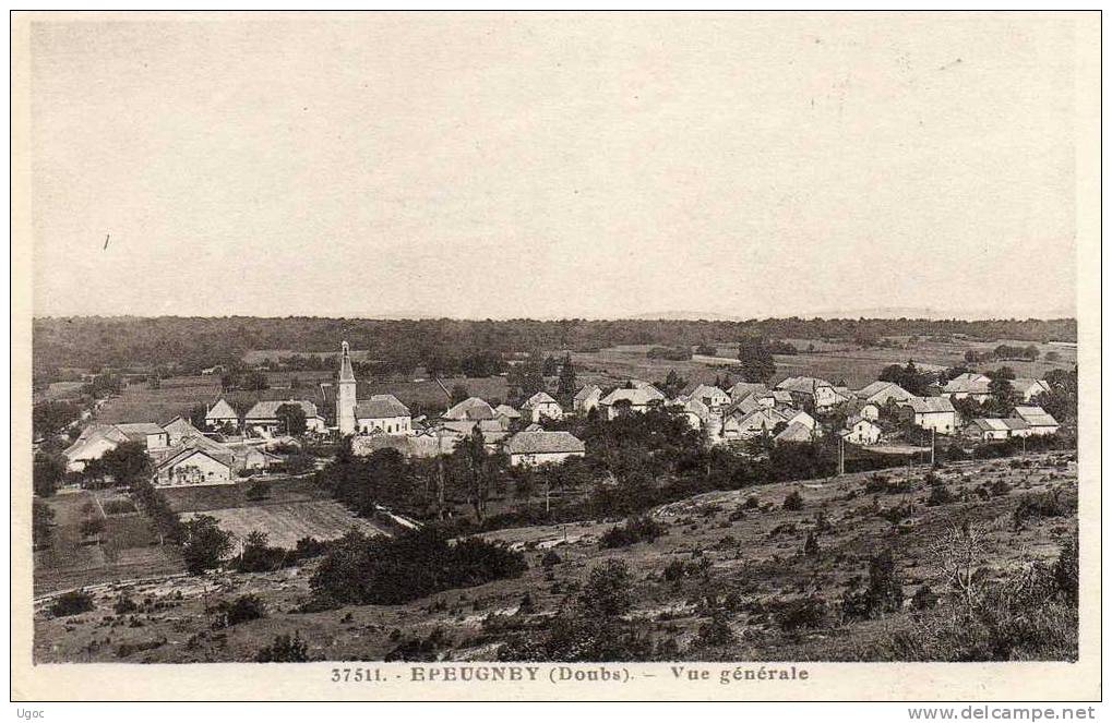 CPA - 25 - EPEUGNEY - Vue Générale - 873 - Autres & Non Classés