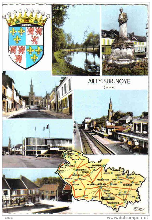 Carte Postale  80. Ailly-sur-Noye Département De La Somme  Trés Beau Plan - Ailly Sur Noye