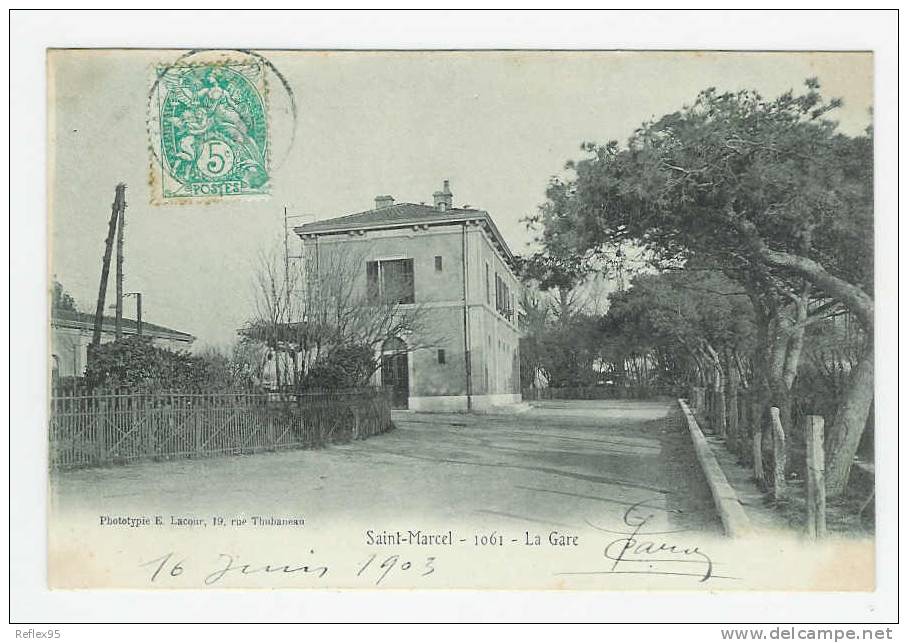 SAINT MARCEL - La Gare - Saint Marcel, La Barasse, Saintt Menet