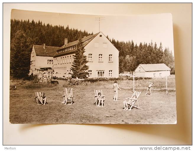 Grünbach FDGB Erholungsheim Louis Müller -zurück  -retour  -  VF  D60503 - Vogtland