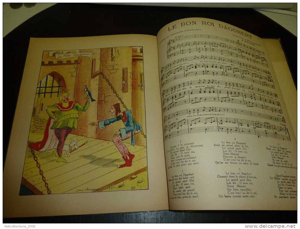 25 RONDES ET CHANSONS ENFANTINES - 9 DESSINS EN COULEURS ILLUSTRES PAR JEAN CHAZEAU - Música