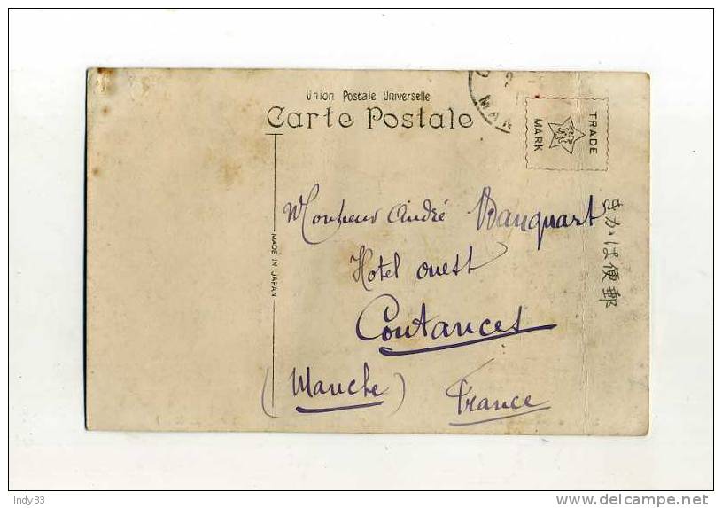 - AFFRANCHISSEMENT SIMPLE SUR CP DE 1915 POUR LA FRANCE - Cartas & Documentos