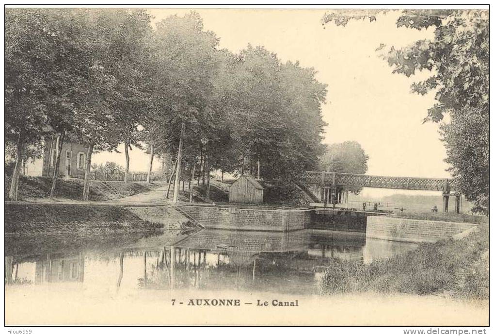 ISSUE  D UNE RARE SERIE DE CARTES  POSTALES      AUXONNE    LE CANAL - Auxonne