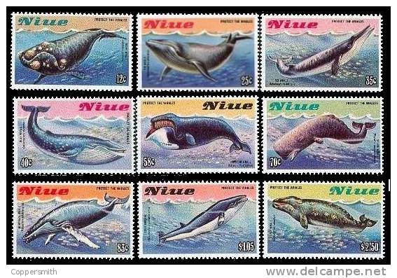 (005) Niue  Marine Mammals / Whales / Baleines / Wale  ** / Mnh  Michel 502-10 - Niue