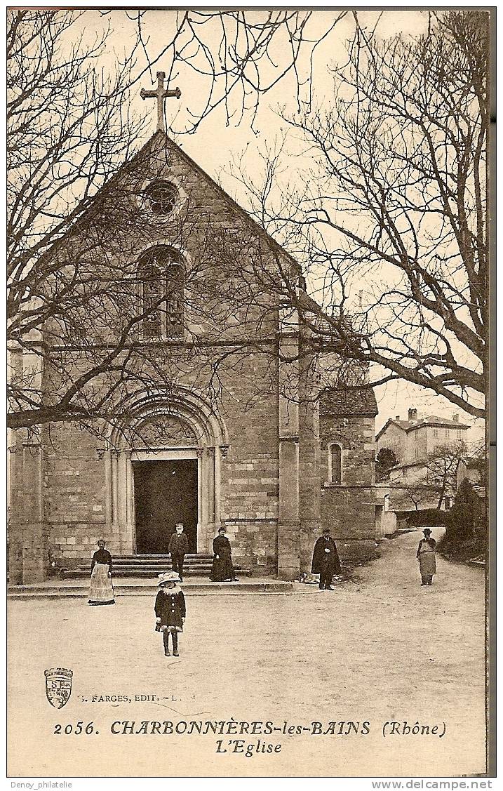 69/ CHARBONNIERES-LES-BAINS- L'EGLISE - Charbonniere Les Bains