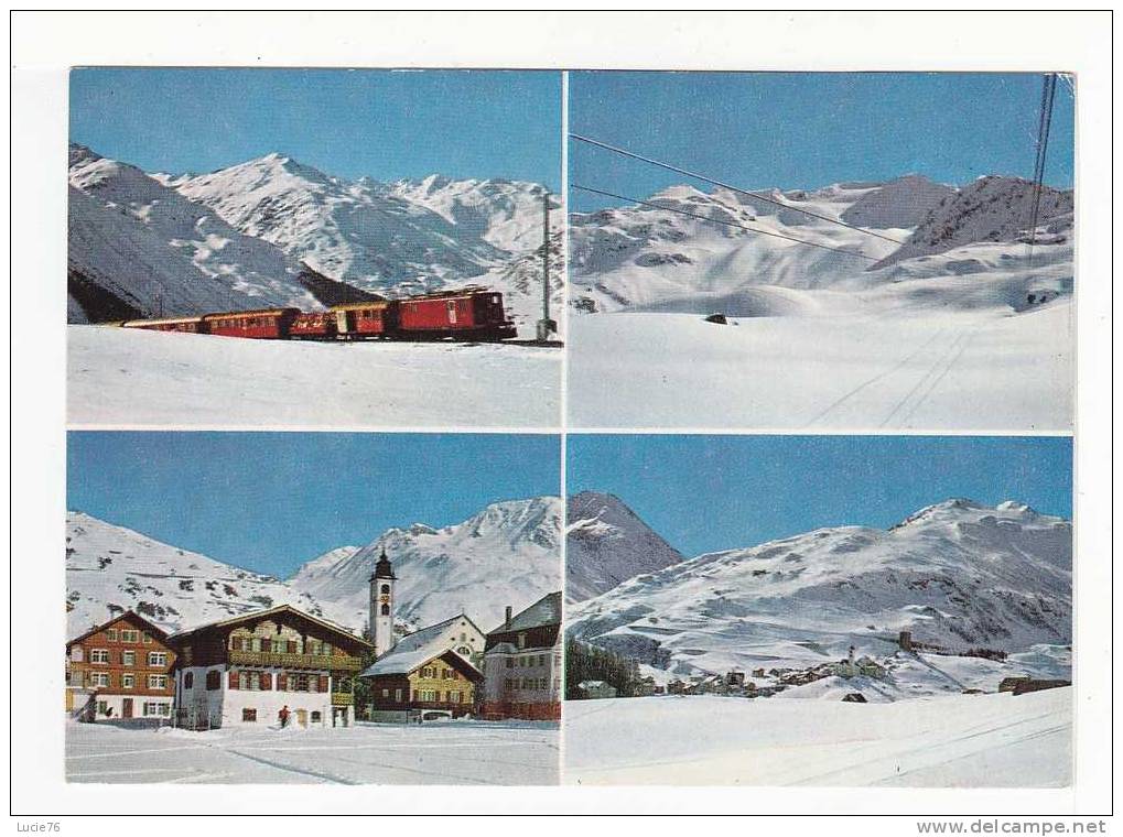 ANDERMATT  Im   Natschen Und  Gemsstock   - HOSPENTAL  Mit  Winterhorn  -   4 Vues  - N°   3061 - Hospental