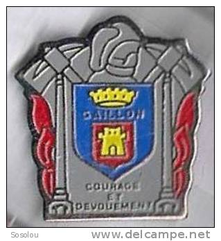 Aillon, Courage Et Devouemant, Pompier - Pompiers