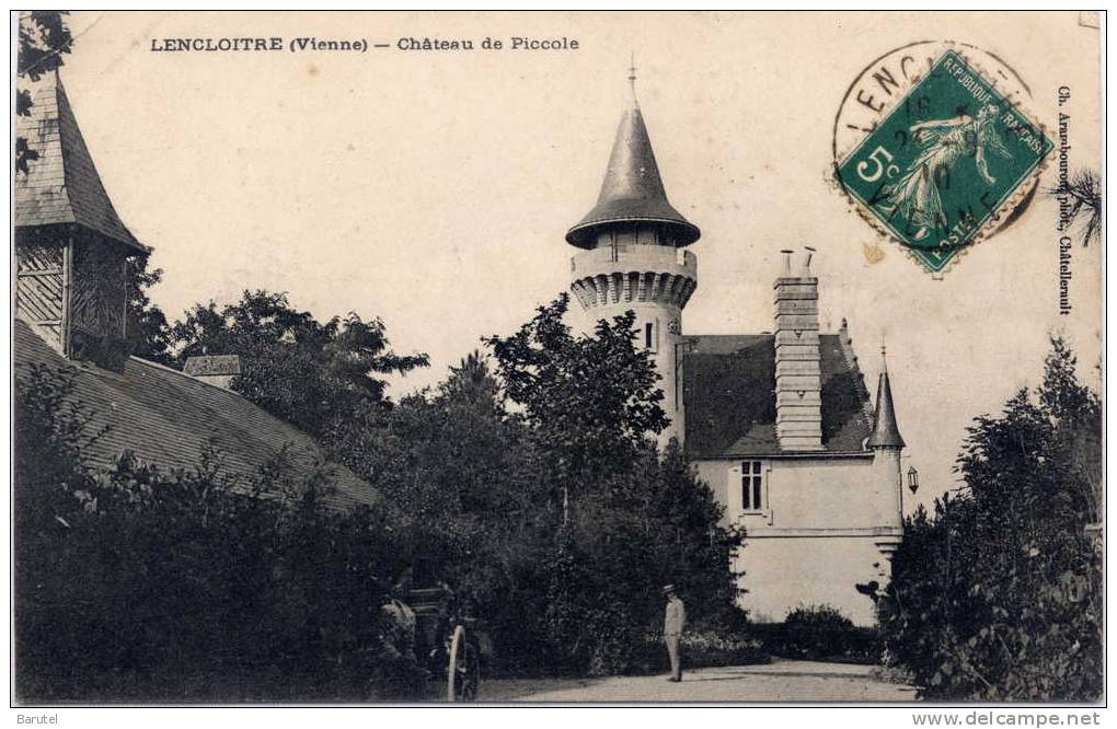 LENCLOÎTRE - Château De Piccole - Lencloitre