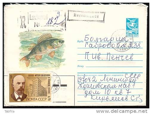 RUSSIA - 1986 - Poissons - P.St. Vouge - Stamped Stationery