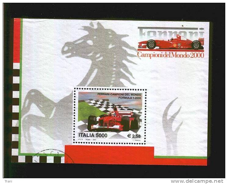 FERRARI CAMPIONE - 2001 - Blocks & Sheetlets