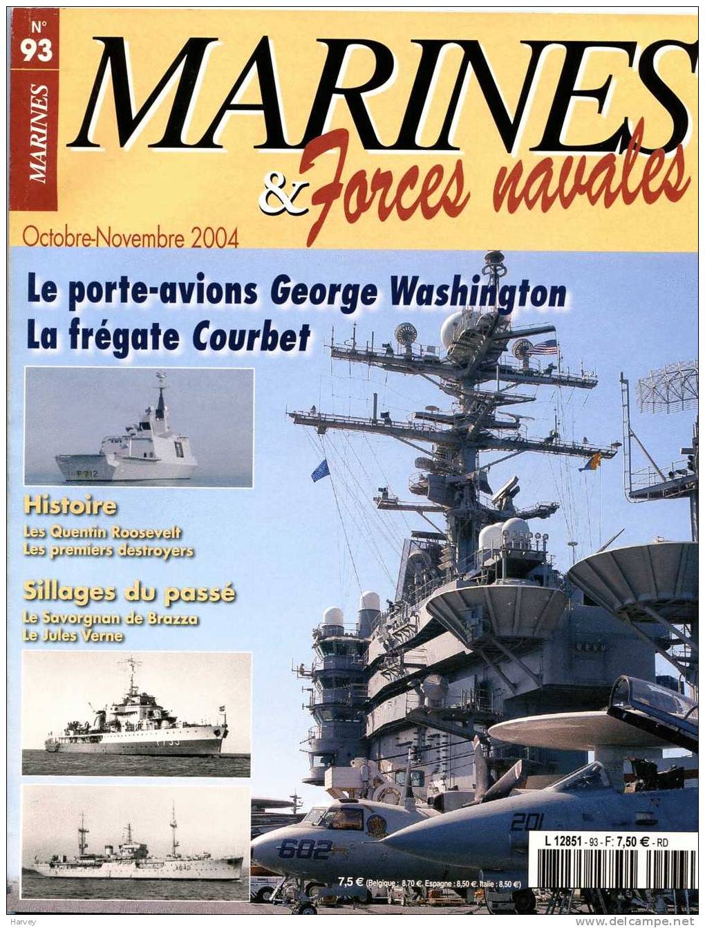 Marines & Forces Navales N° 93 Otobre-Novembre 2004 - Boten