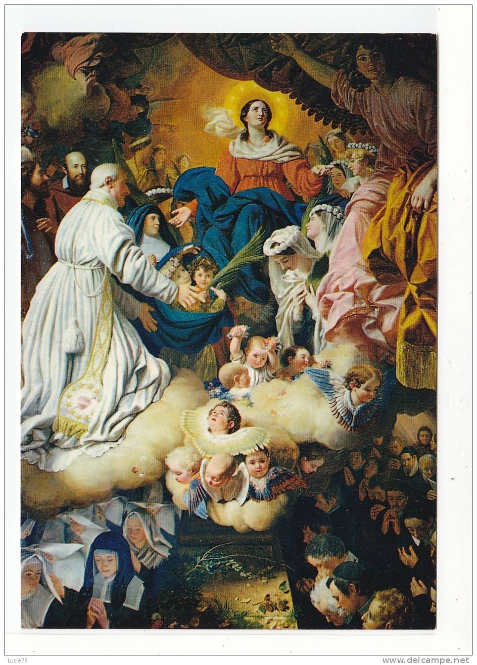 PARIS -  Chapelle Des Lazaristes - Tribune -St Vincent Acceuilli Au Ciel Par La Vierge Marie    -Toile De Fr. François - Paris (15)