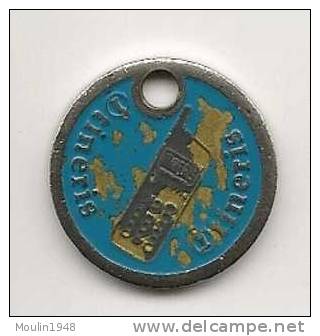 Jeton Caddie  Itineris Utilisé Marque D´usure - Trolley Token/Shopping Trolley Chip