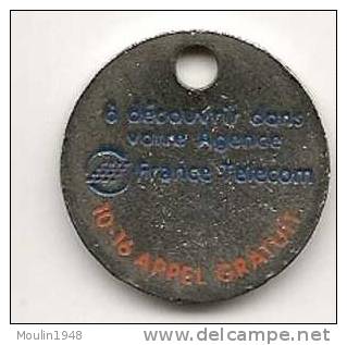 Jeton Caddie  Itineris Utilisé Marque D´usure - Trolley Token/Shopping Trolley Chip