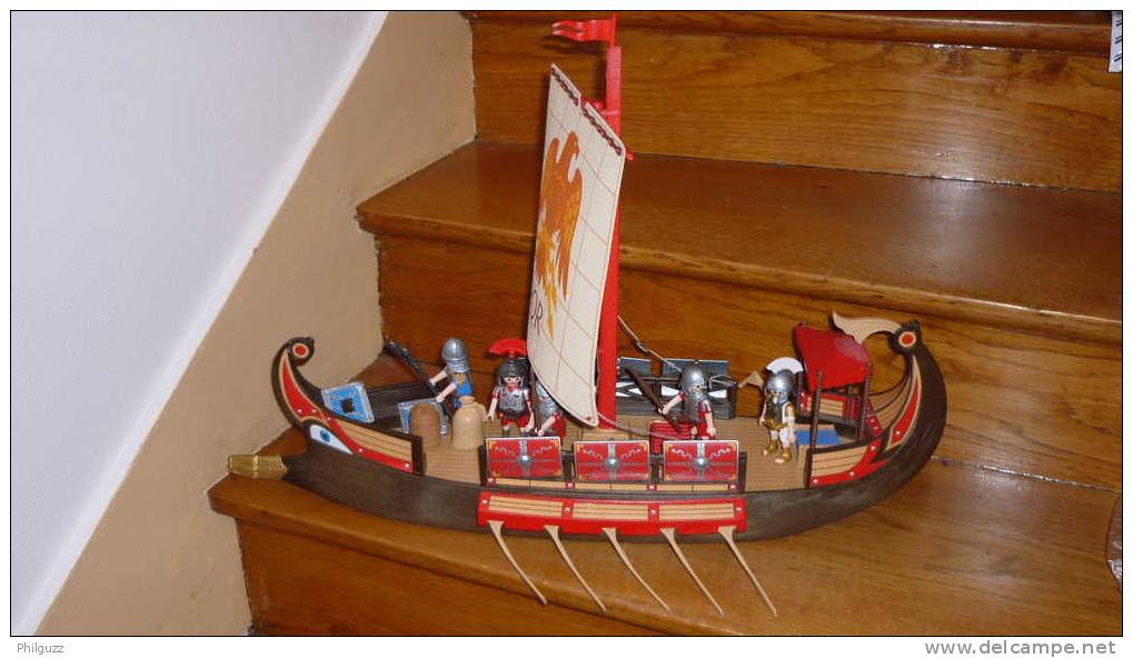 PLAYMOBIL EQUIVALENCE BOITE 4276 BATEAU GALERE ROMAINE - Playmobil