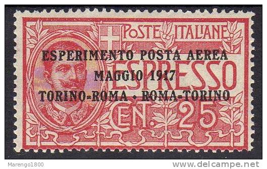 ITALIA 1917 - P.A. Torino - Roma **  (g206b) - Luftpost