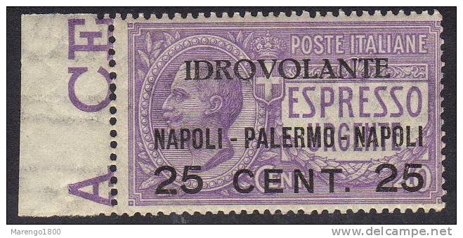 ITALIA 1917 - P.A. Idrovolante Napoli - Palermo ** Bdf         (g205) - Airmail