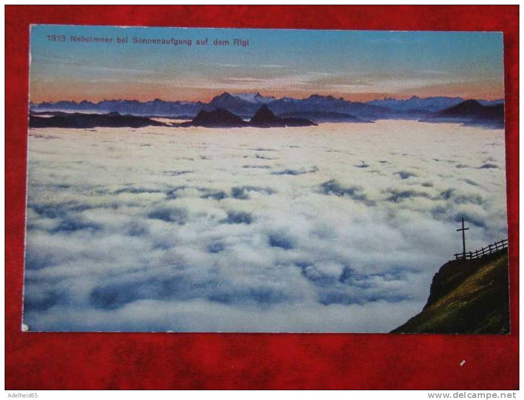 Nebelmeer Bei Sonnenaufgang Auf Dem Rigi Wehrli 1813 - Elm